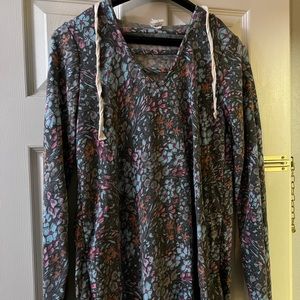Floral hoodie